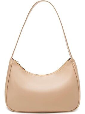 Women's Khaki Zipper Tote Handbag Mini Shoulder Imported Clutch Purses